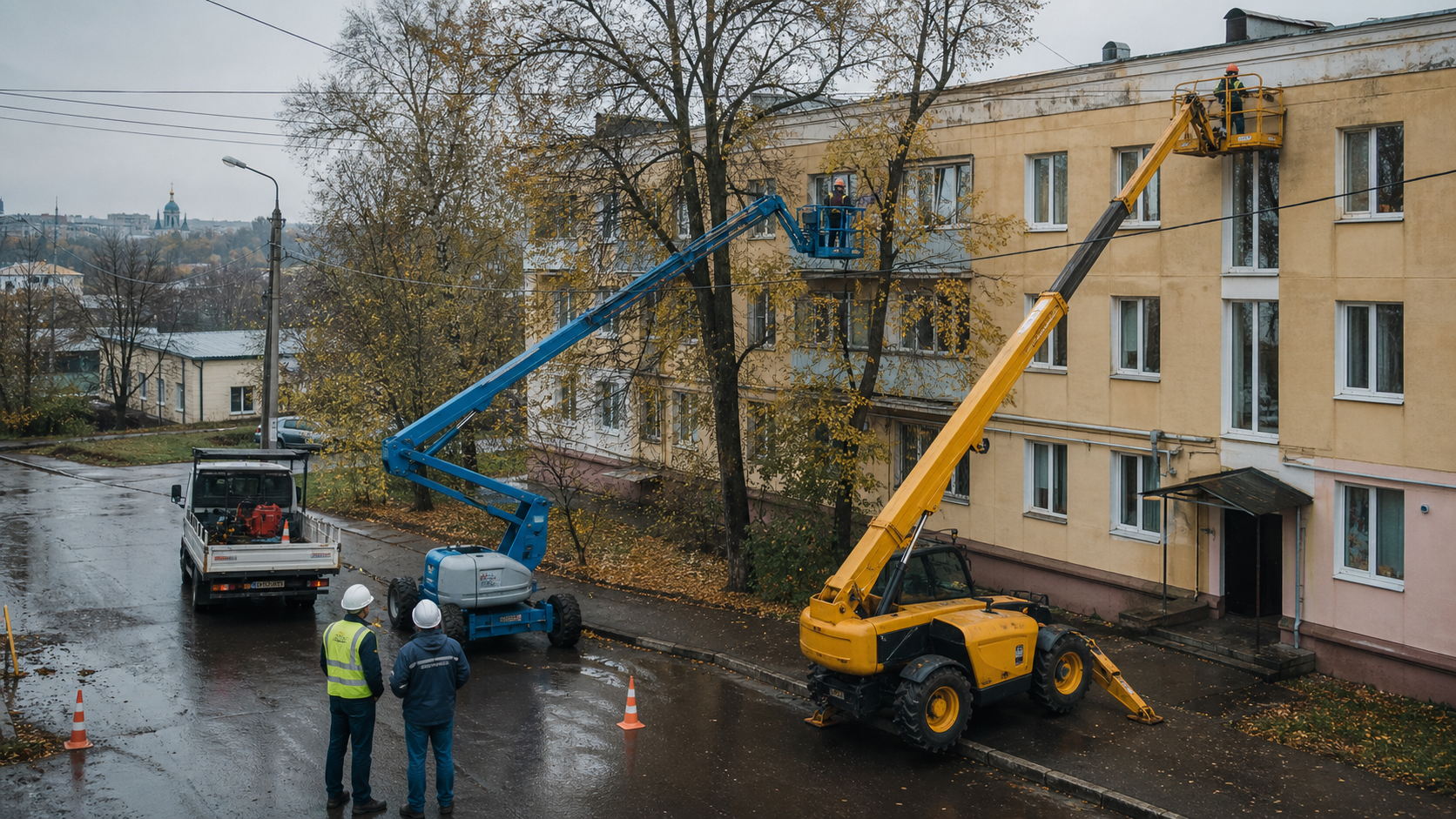 АГП в Калуге: как выбрать технику для высотных работ